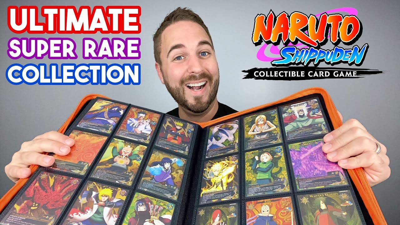 The COMPLETE SUPER RARE Naruto CCG Collection Showcase L Statue Card YouTube