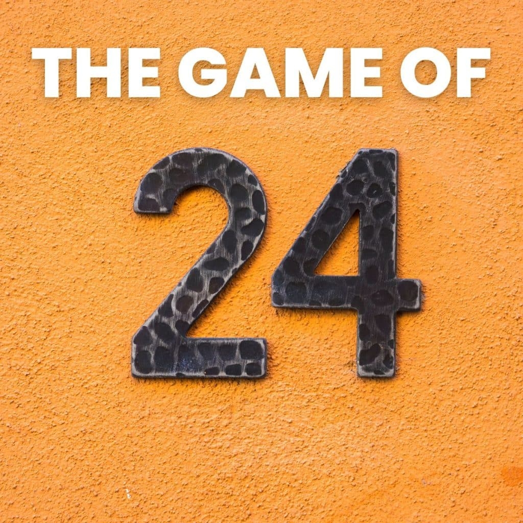 The Game Of 24 Math Love The Game Of 24 Math Love
