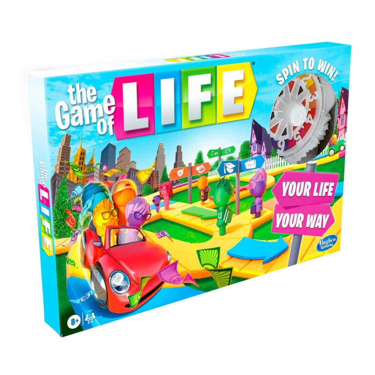 The Game Of Life Game Family Board Game For 2 To 4 Players For Kids Ages 8 And Up Includes Colorful Pegs Hasbro Games