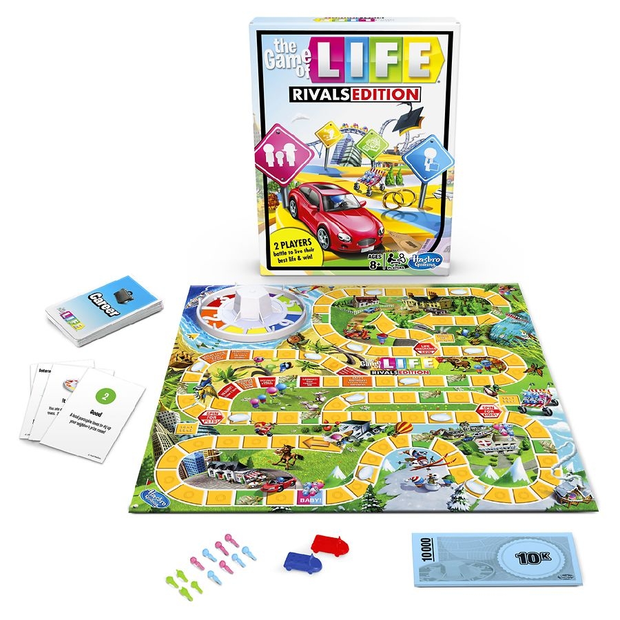 The Game Of Life Rivals Edition Board Game Walgreens