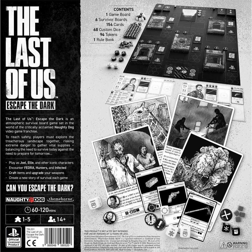 The Last Of Us Escape The Dark Board Game EBay