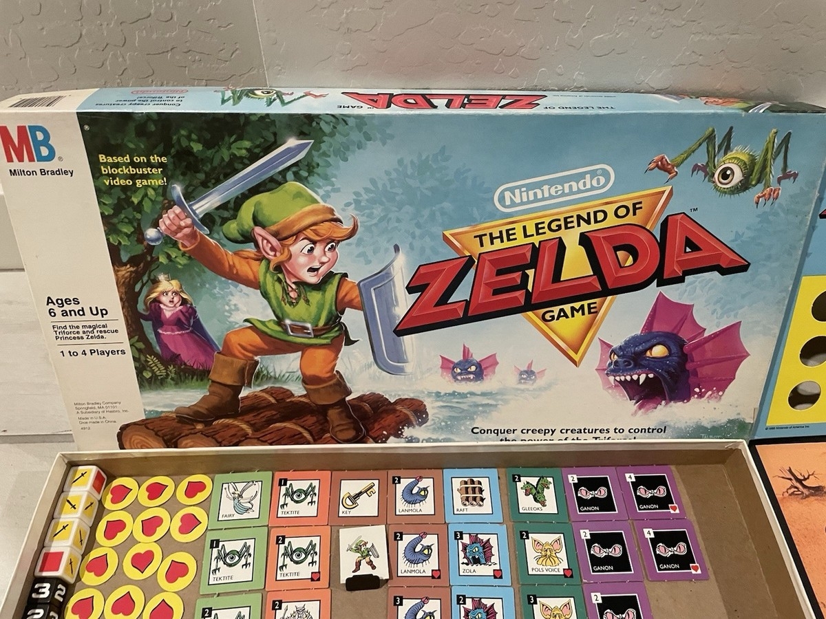 The Legend Of Zelda Milton Bradley Nintendo 1988 Board Game 100 Complete For Sale Online EBay