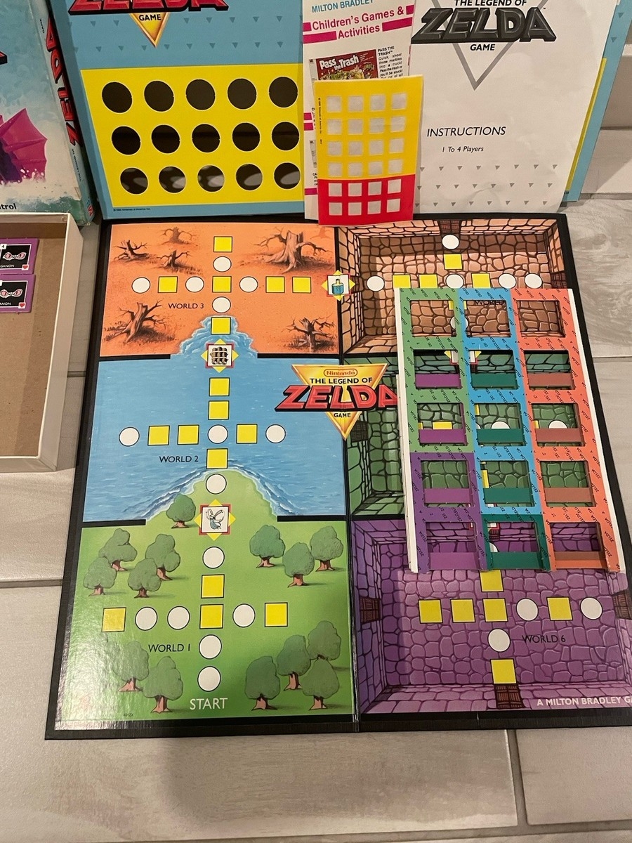 The Legend Of Zelda Milton Bradley Nintendo 1988 Board Game 100 Complete For Sale Online EBay