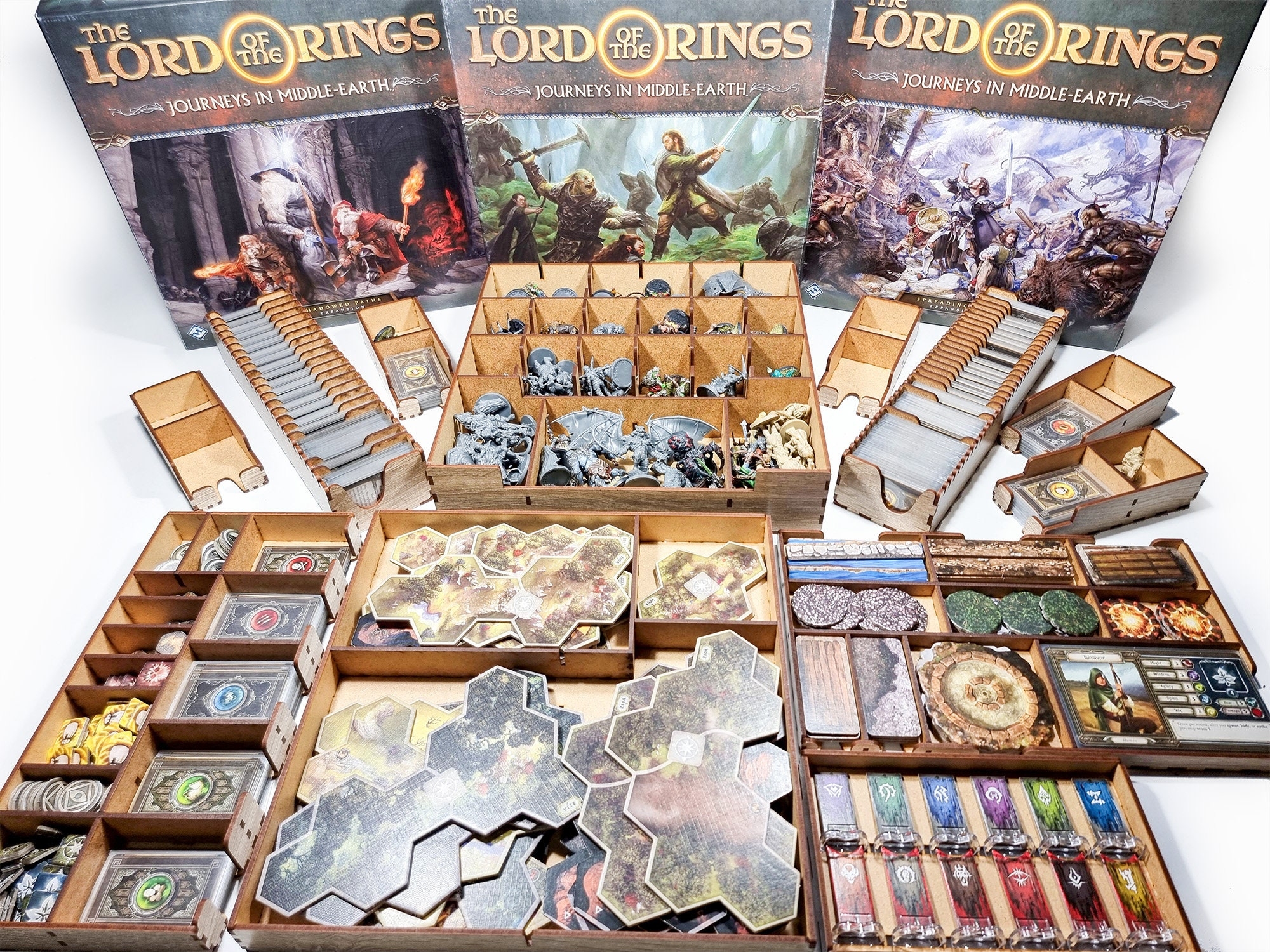 The Lord Of The Rings Journeys In Middle earth Expansions Organizer Insert Etsy