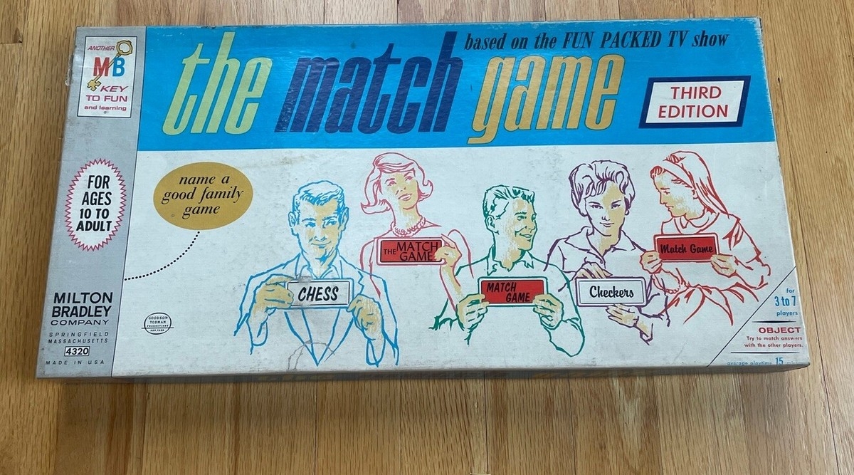 The Match Game Third Edition 1965 Milton Bradley In Original Box EBay
