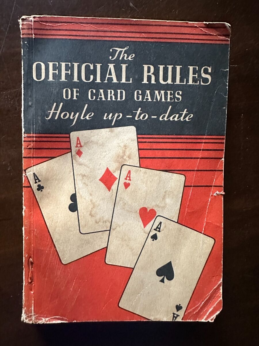 The Official Rules Of Card Games Hoyle 38rd Edition Up To Date 1940 EBay