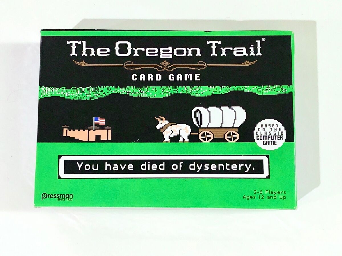 The Oregon Trail Card Game By Pressman Target Classic Computer Nostalgic Fun 21853022391 EBay