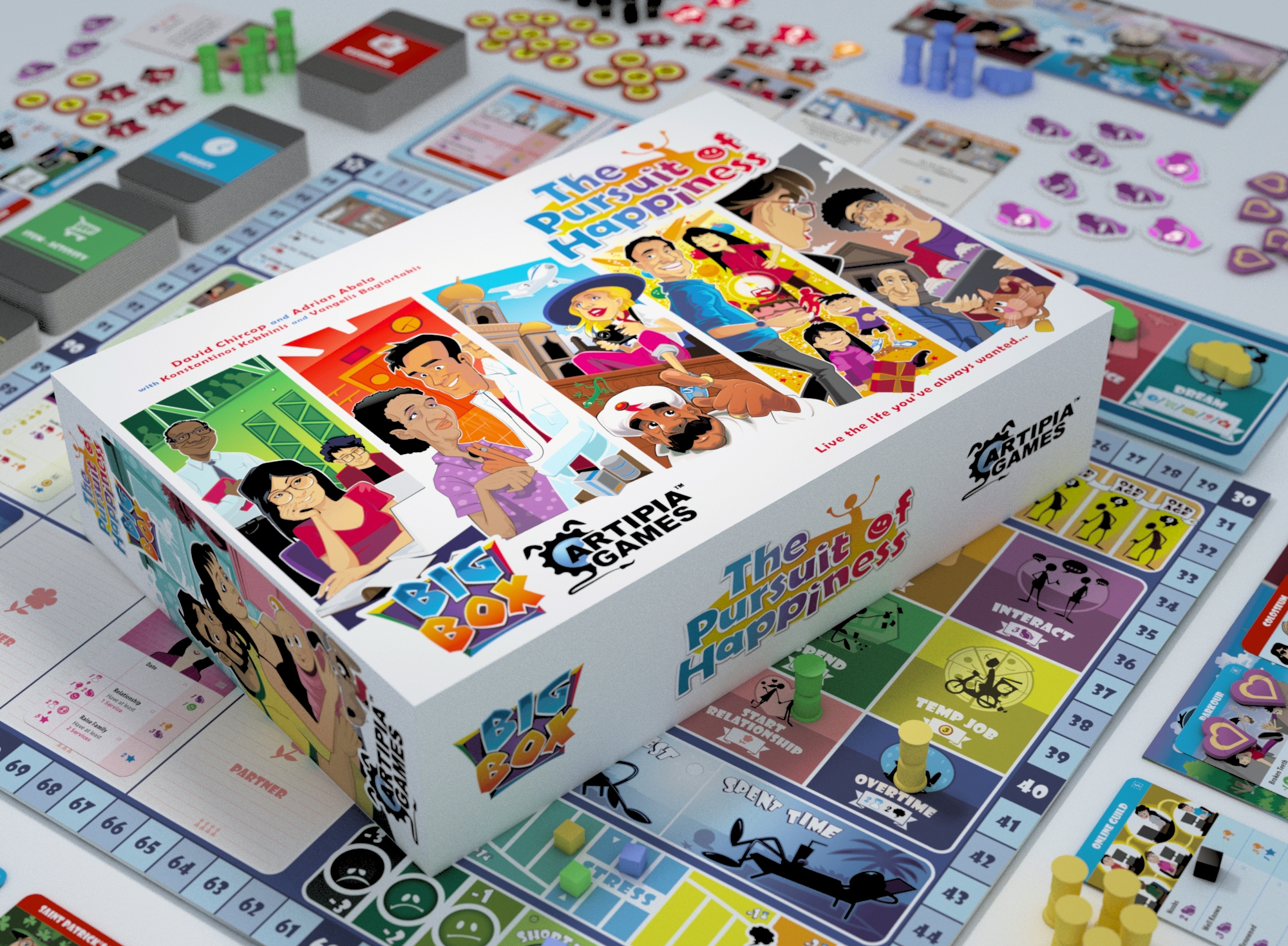 The Pursuit Of Happiness Big Box Artipia Games