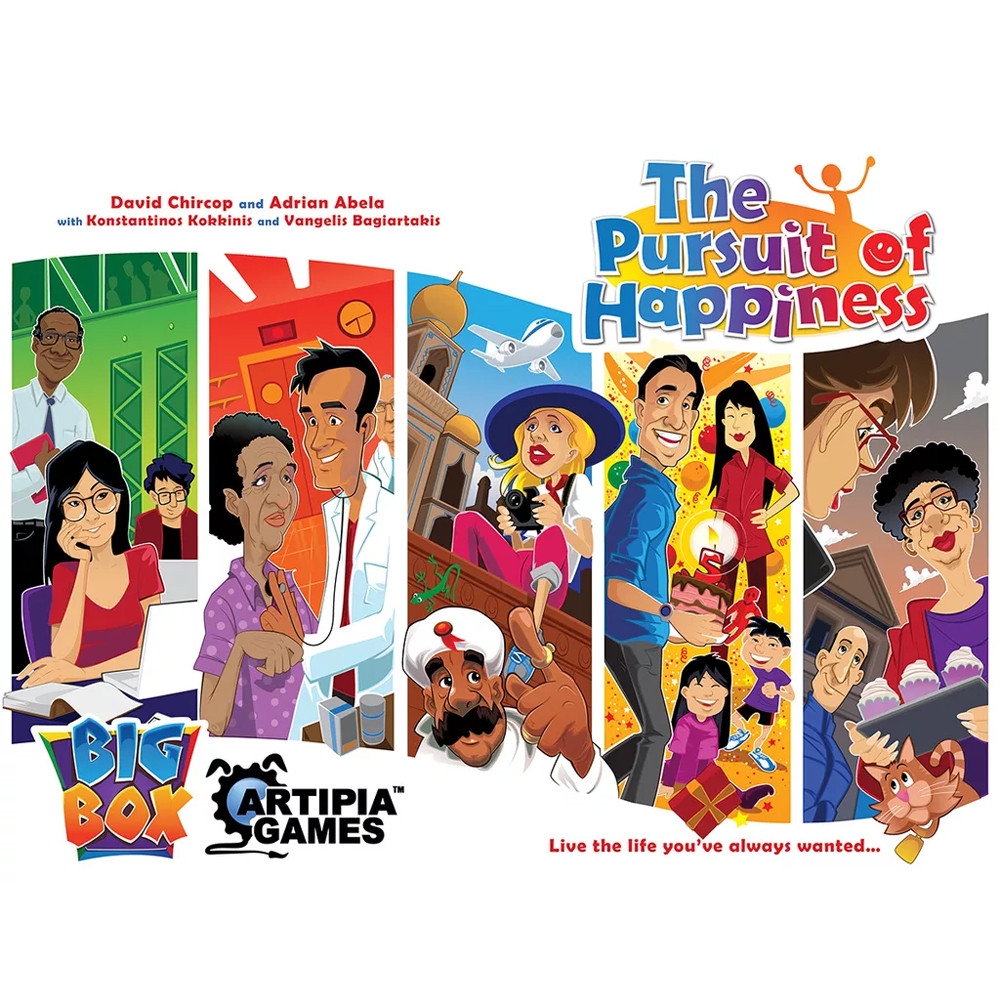 The Pursuit Of Happiness Big Box Board Games Miniature Market