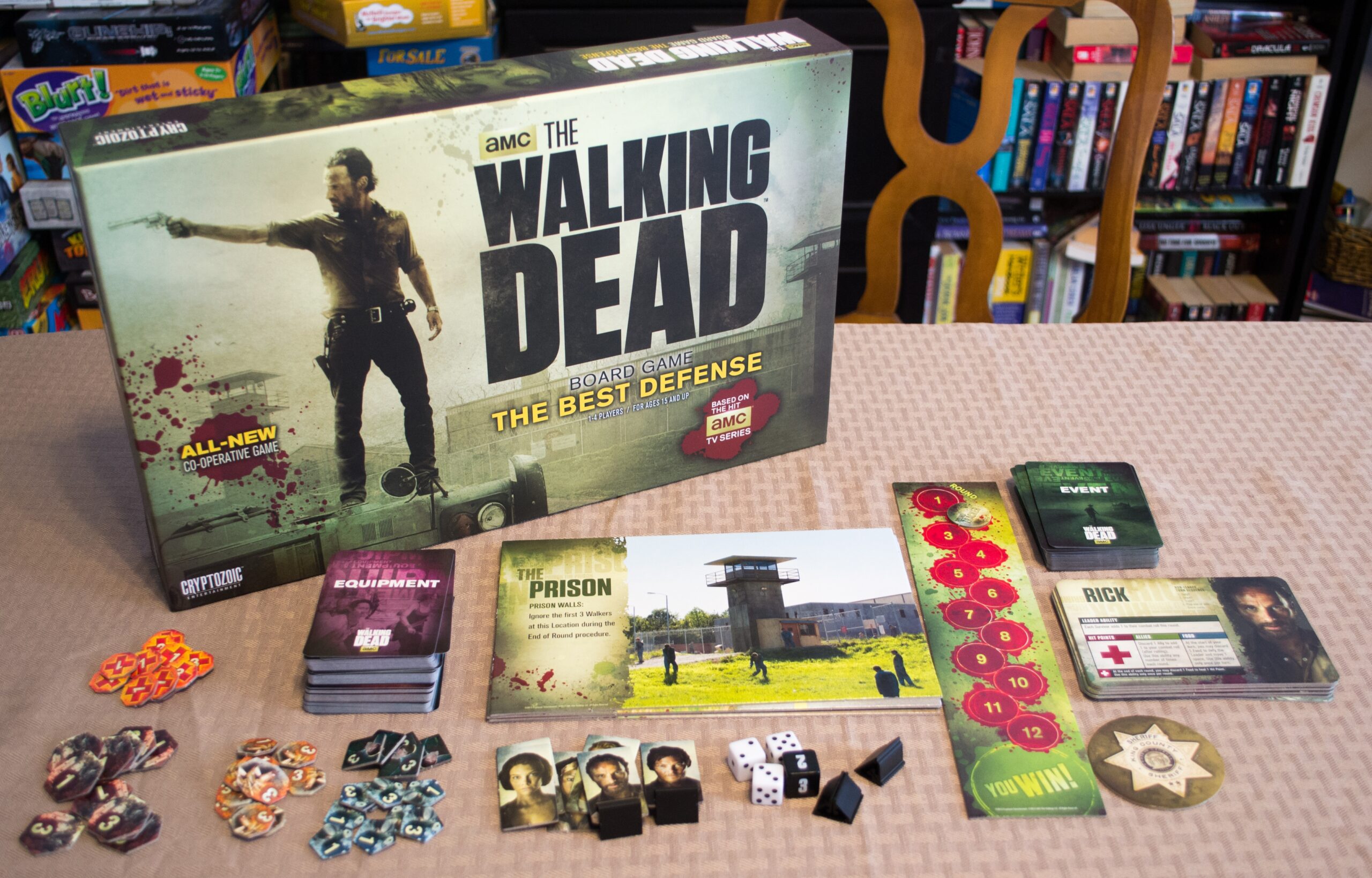 The Walking Dead Board Game The Best Defense Dad s Gaming Addiction