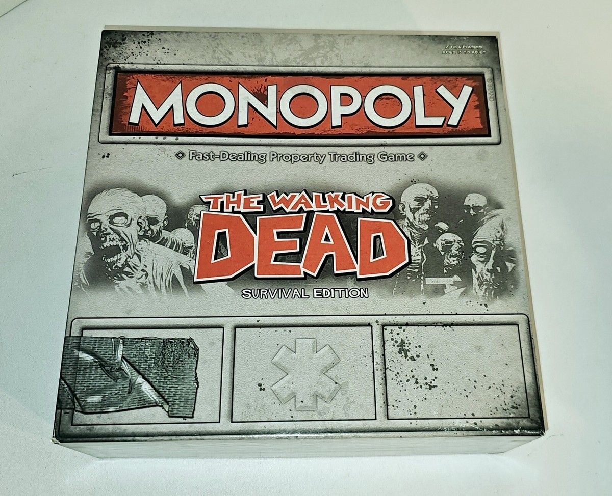 walking dead monopoly board game