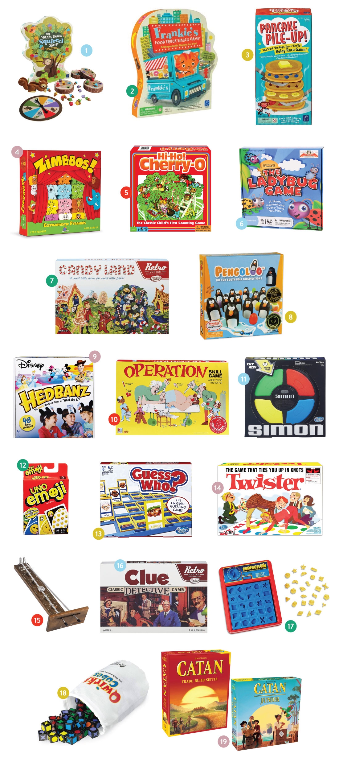 list of board games