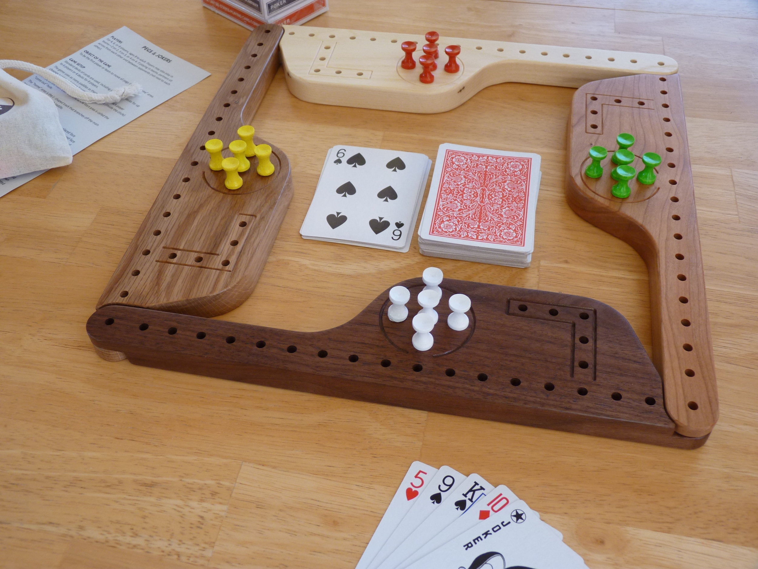 jokers and pegs board game
