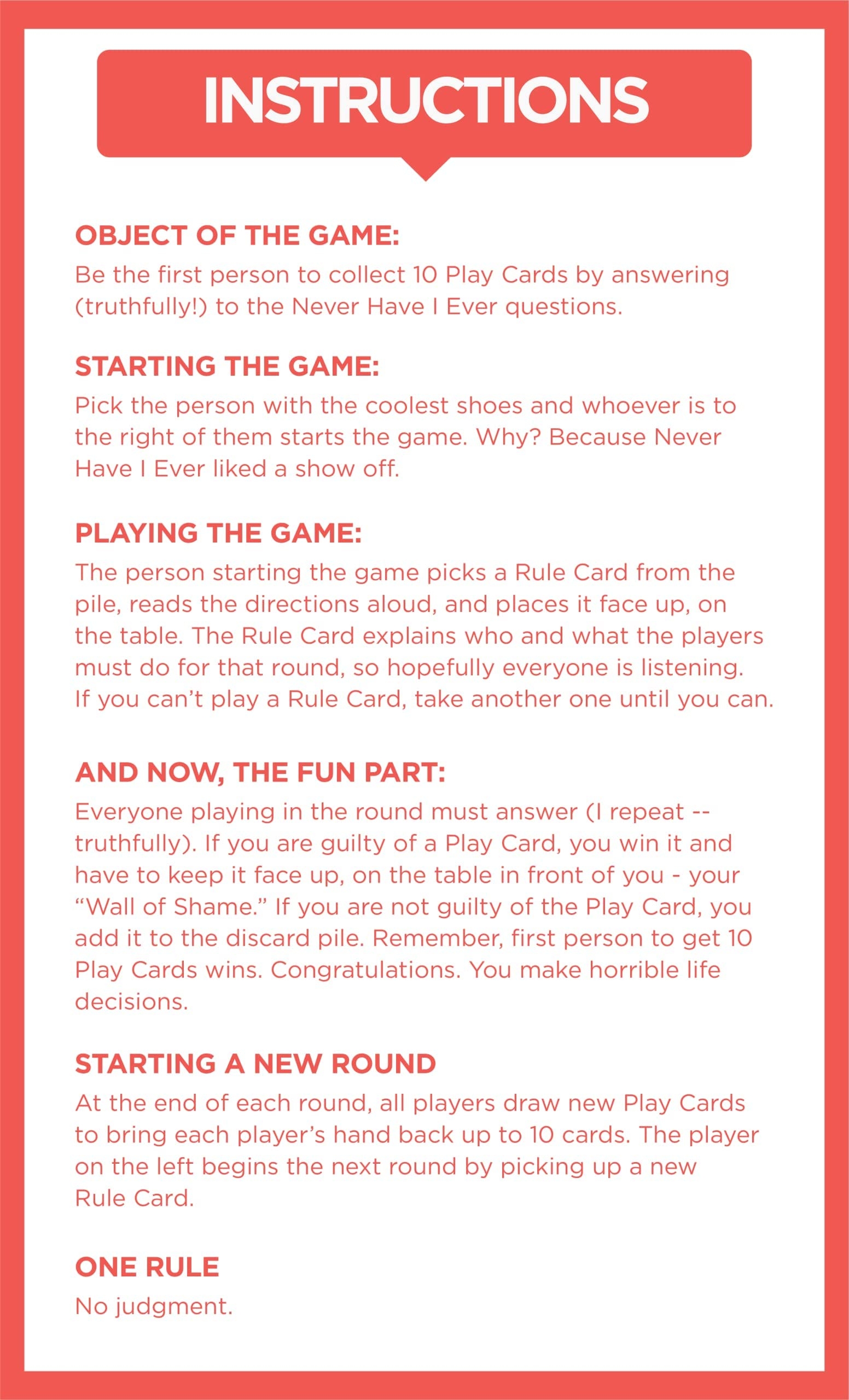 Tickles Never Have I Ever Card Game For Adults Party Game Family Card Multiplayer Game Buy Online At Best Price In Egypt Souq Is Now Amazon eg