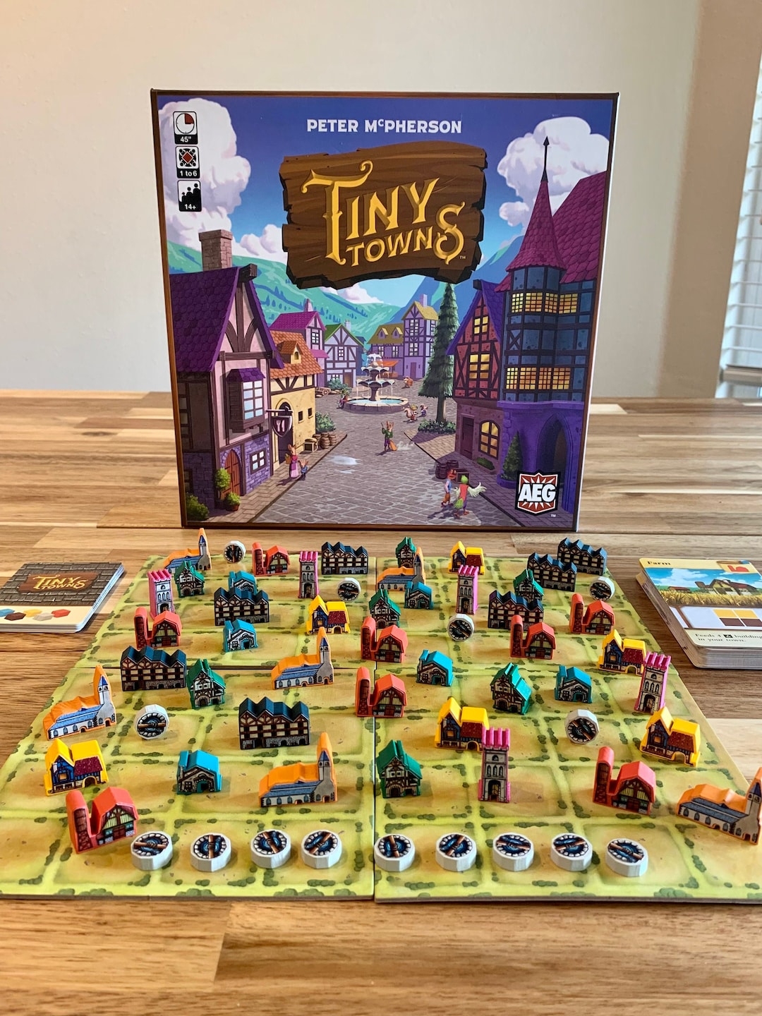 TINY TOWNS Matte Vinyl Meeple Stickers decals Upgrade Kit Unofficial Product Etsy