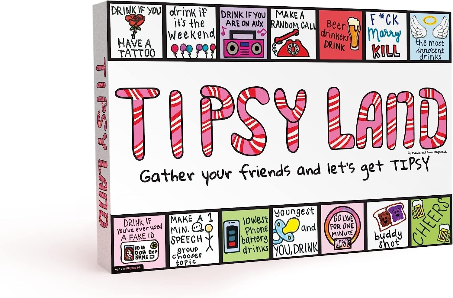 tipsy land board game