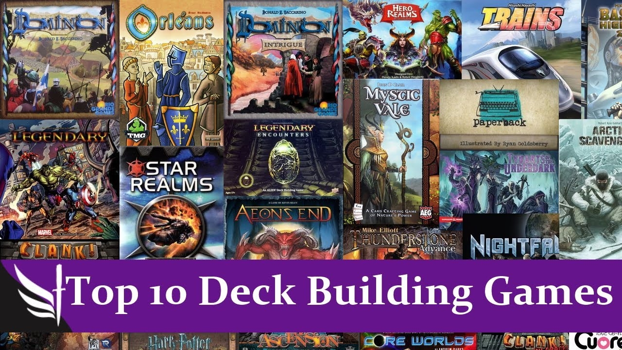 Top 10 Best Deck Building Games Of All Time YouTube