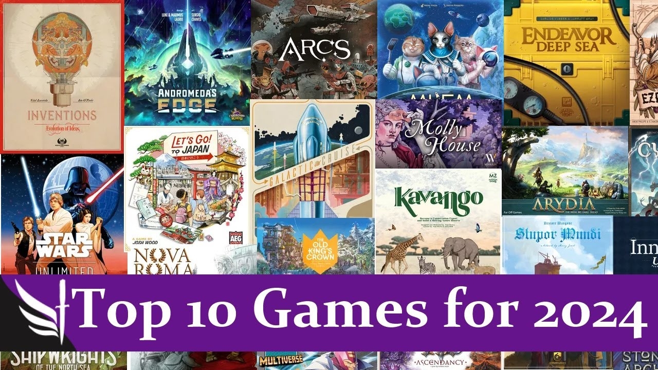 Top 10 Best Upcoming Board Games 2024 YouTube
