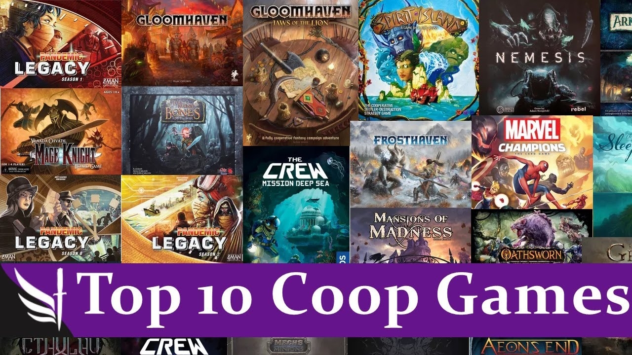 Top 10 Co op Board Games YouTube