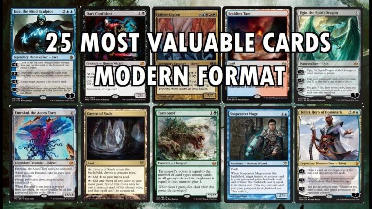 Top 25 Most Valuable Cards MTG Modern YouTube