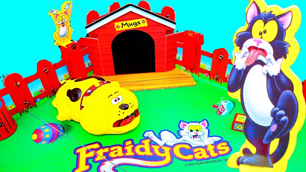 Toy Review Fraidy Cats Board Game Cat Dog Chase Zootopia Toys YouTube