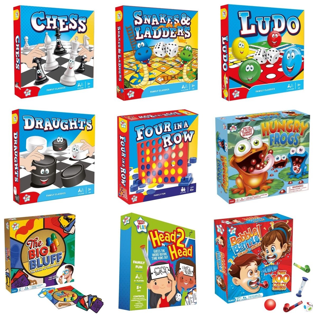 Traditional Board Games Classic Full Size Family Fun Kids Children Toy Gift EBay