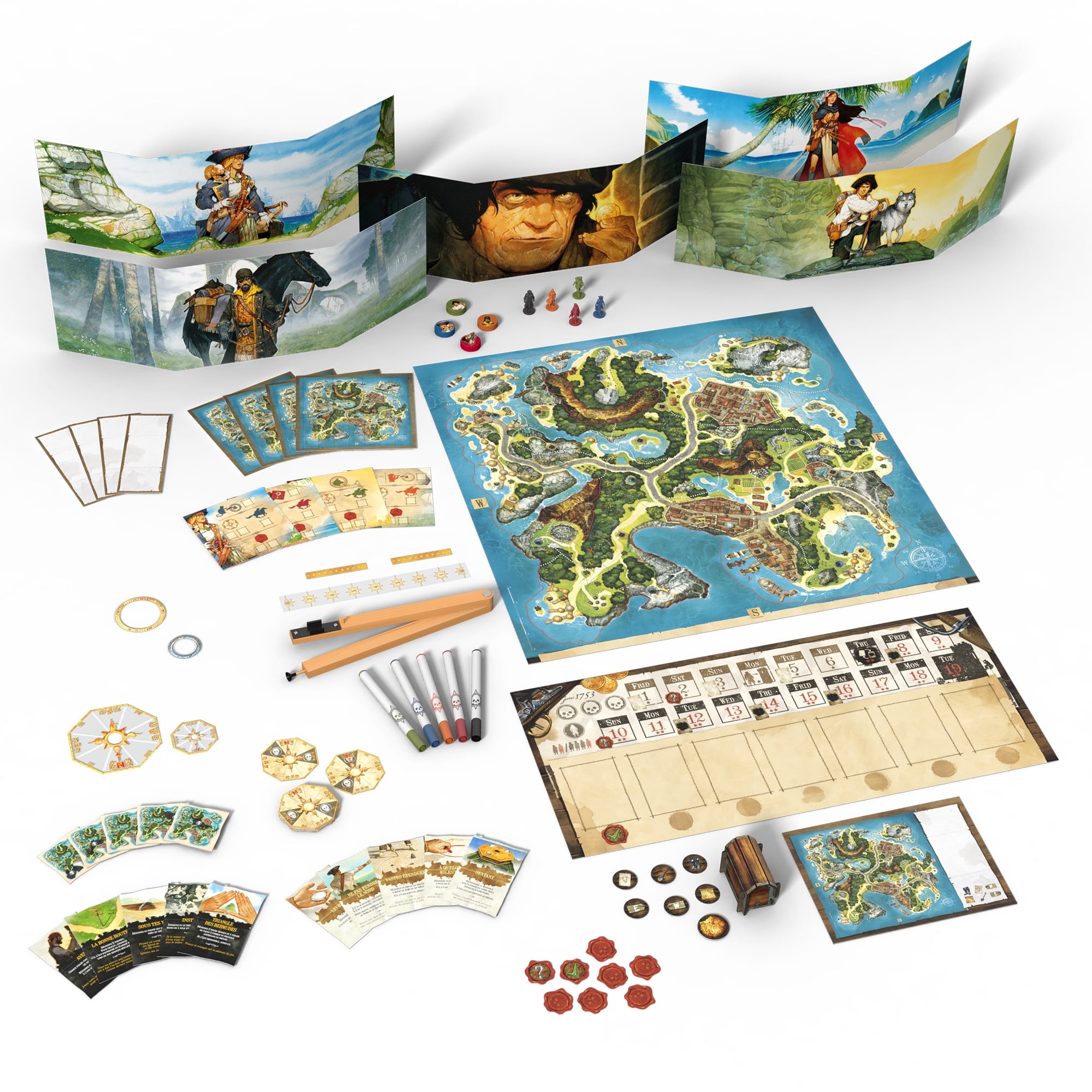 Treasure Island Family Board Game For Ages 10 And Up From Asmodee Walmart