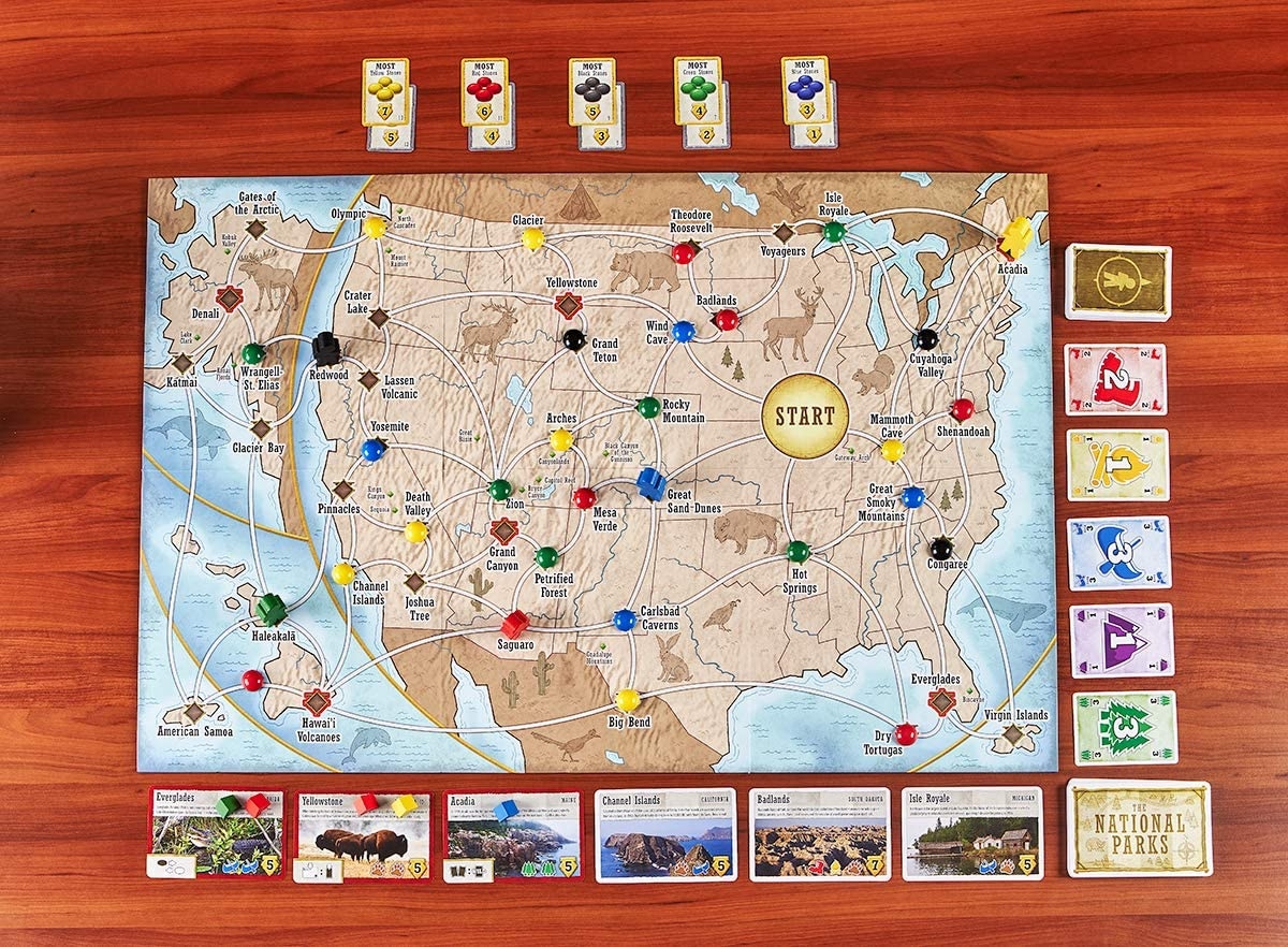 trekking national parks board game