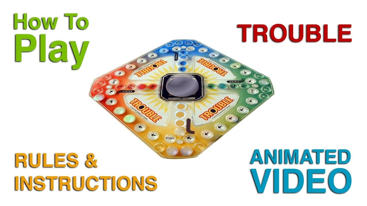 Trouble Board Game Rules Instructions Is Trouble Like Ludo Learn How To Play Trouble The Game YouTube