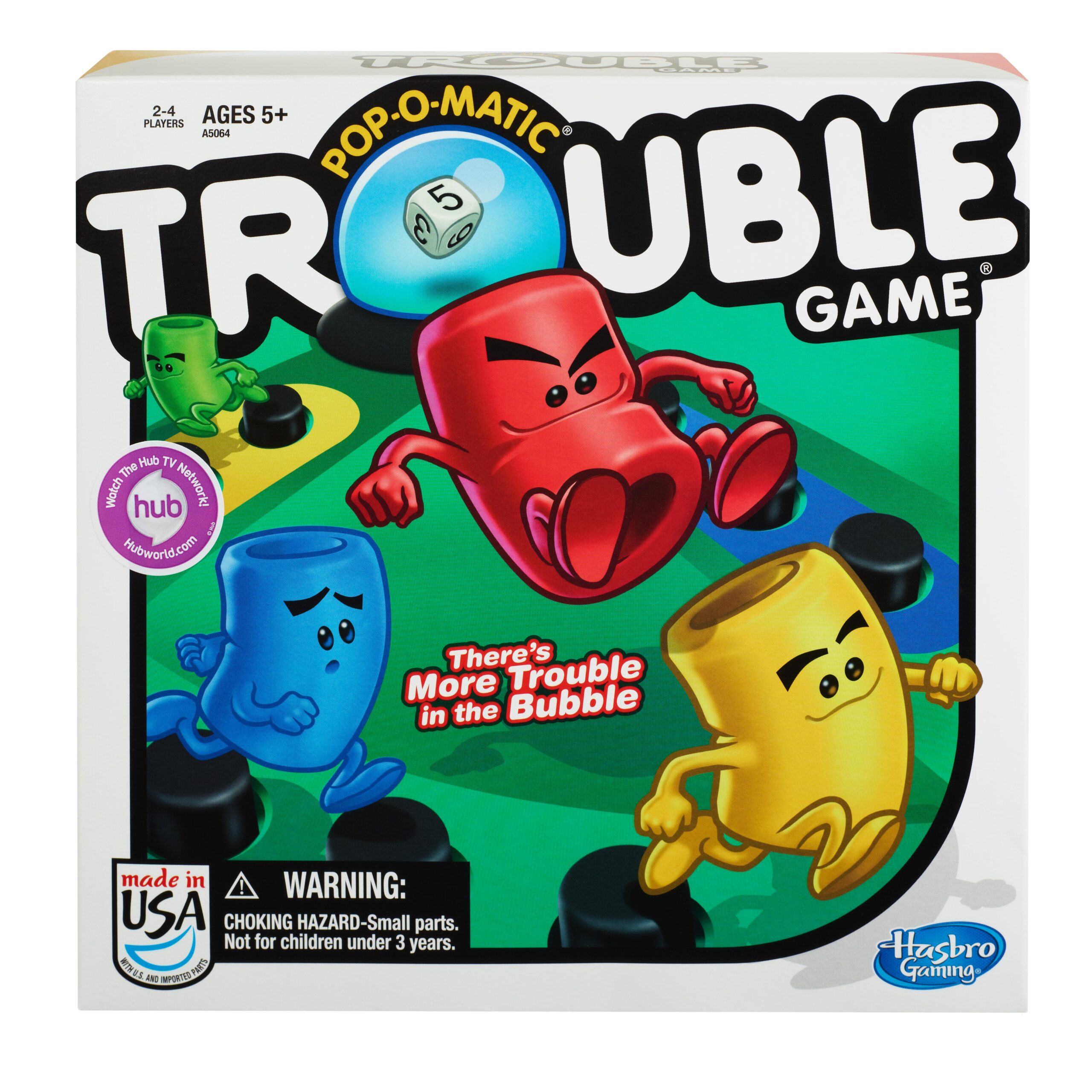 Trouble Game Instructions Rules Activity Guide Hasbro
