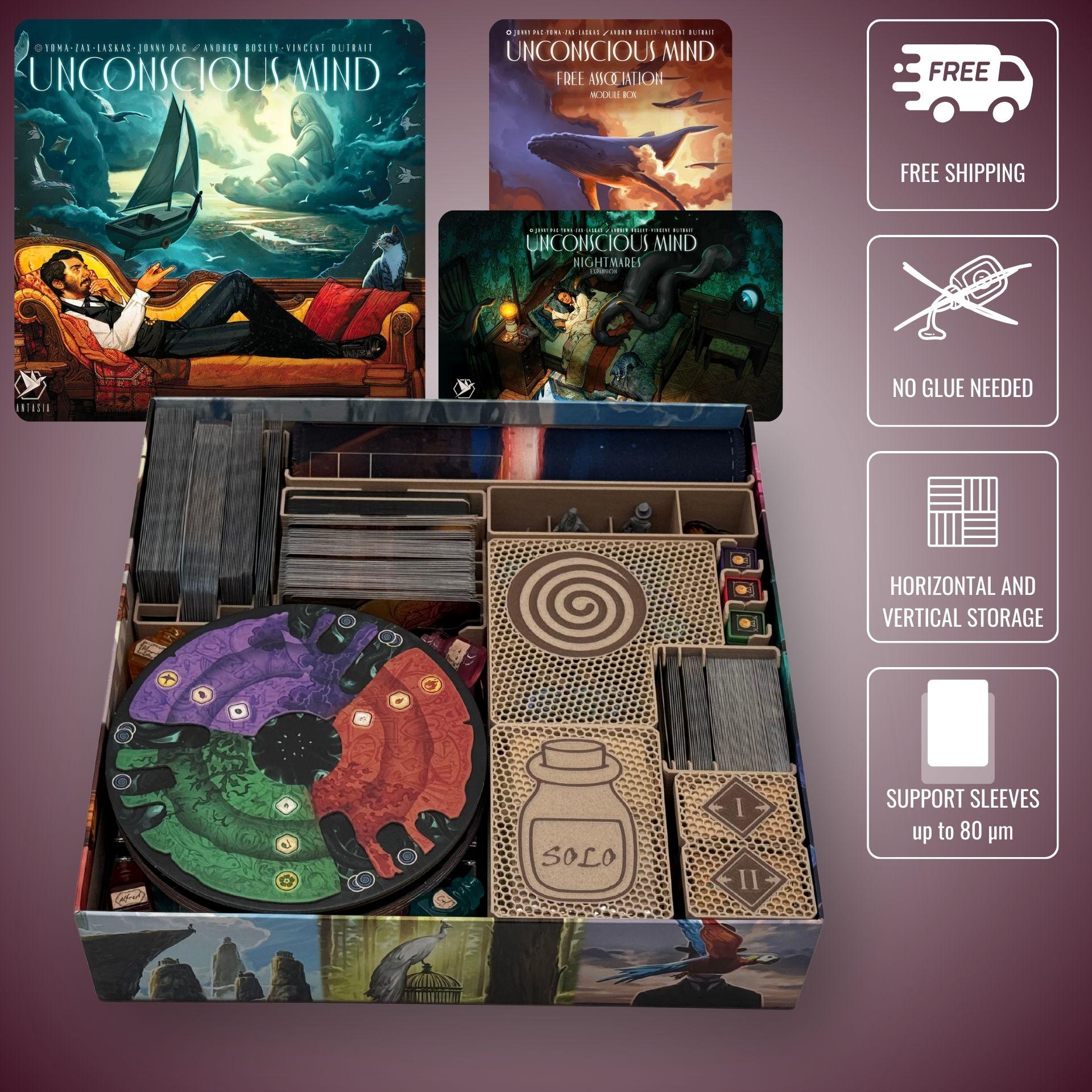 Unconscious Mind Board Game Insert Etsy