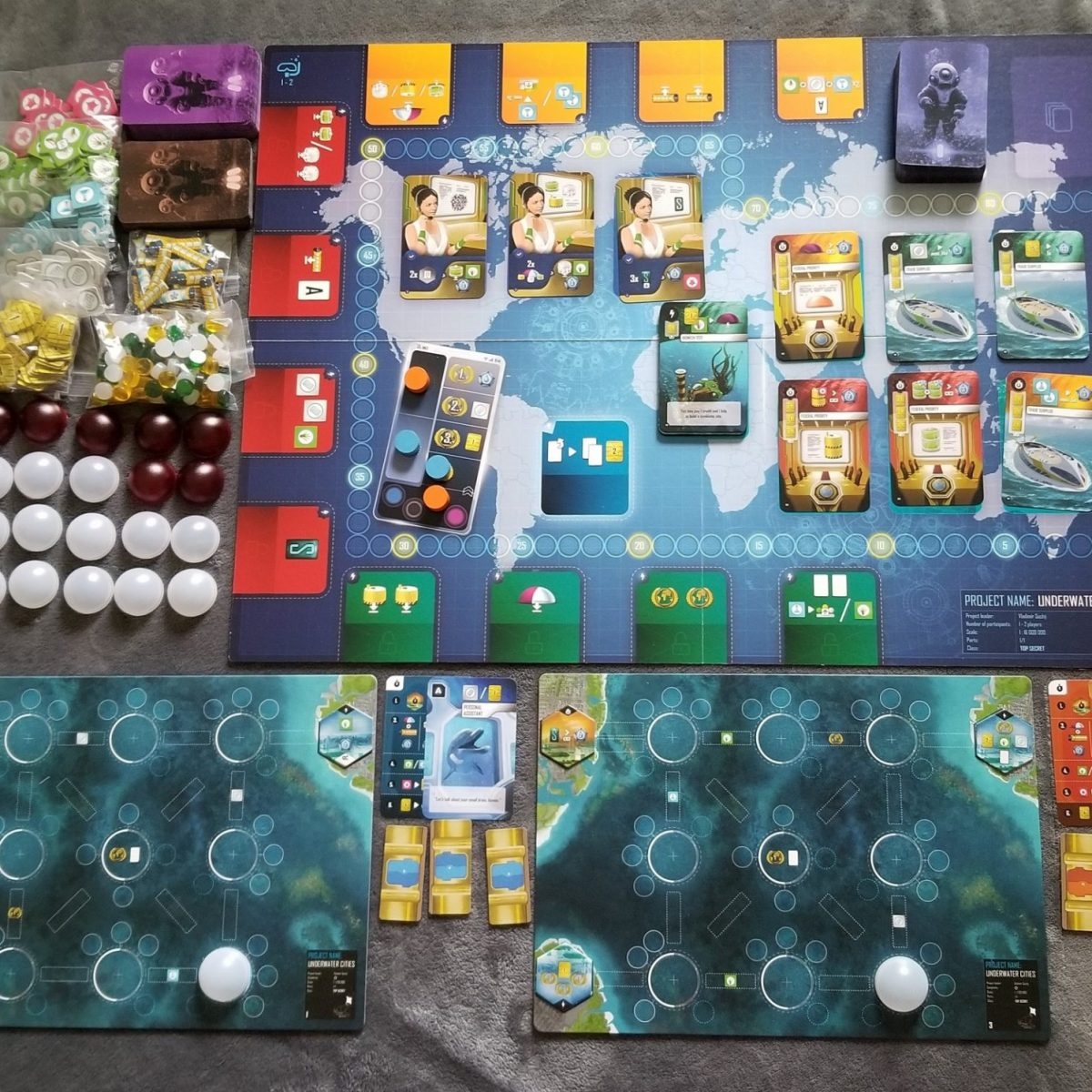 Underwater Cities Game Review Meeple Mountain
