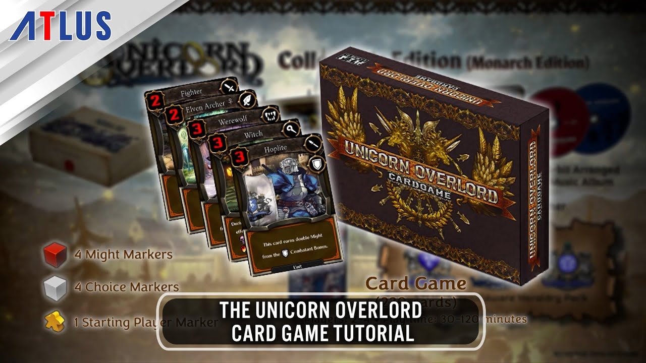 Unicorn Overlord Official Card Game Tutorial Nintendo Switch PS5 PS4 Xbox Series X S YouTube
