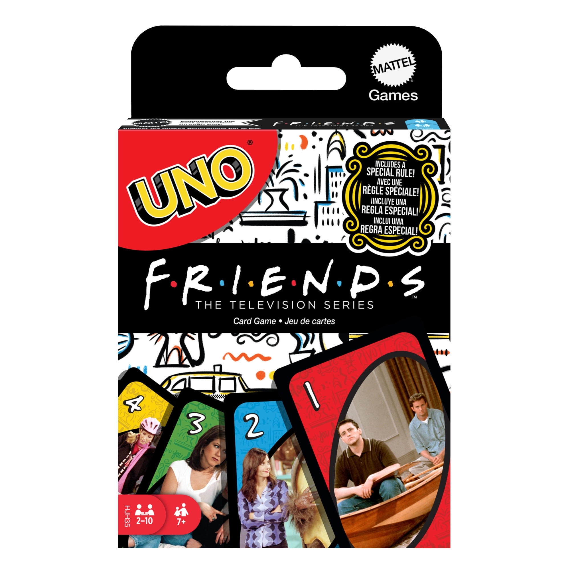 UNO Friends TV Show Inspired Card Game With Special Rules For Family Adult Party Nights Walmart