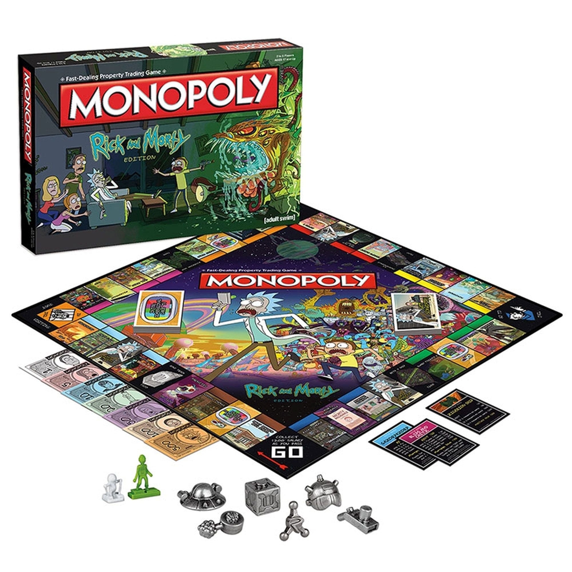 monopoly rick & morty board game