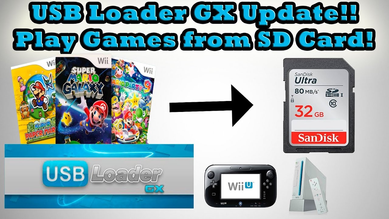 USB Loader GX SD Card Update Play Downloaded Wii Games From SD Card With USB Loader GX YouTube