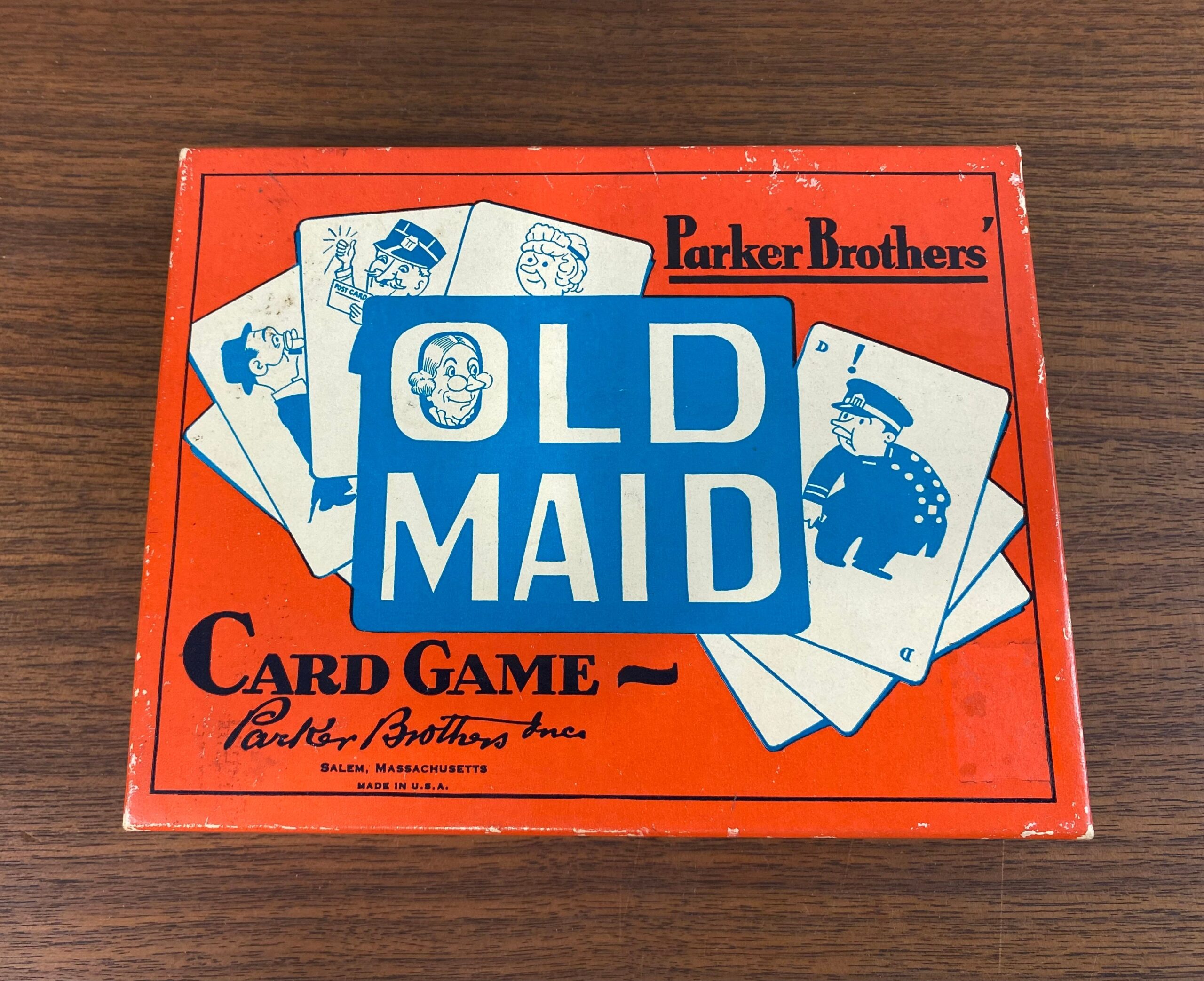 vintage old maid card game