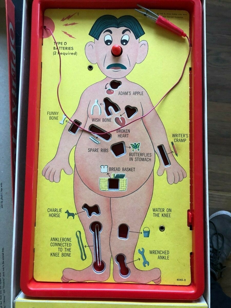 Vintage 1965 OPERATION BOARD GAME DOCTOR SMOKING CIGARETTE EBay