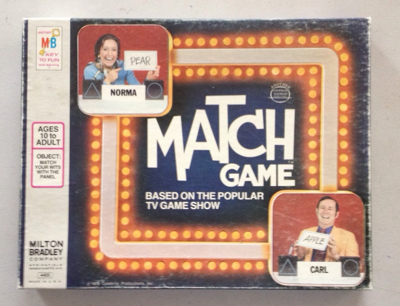 Vintage 1975 MATCH GAME By Milton Bradley Etsy