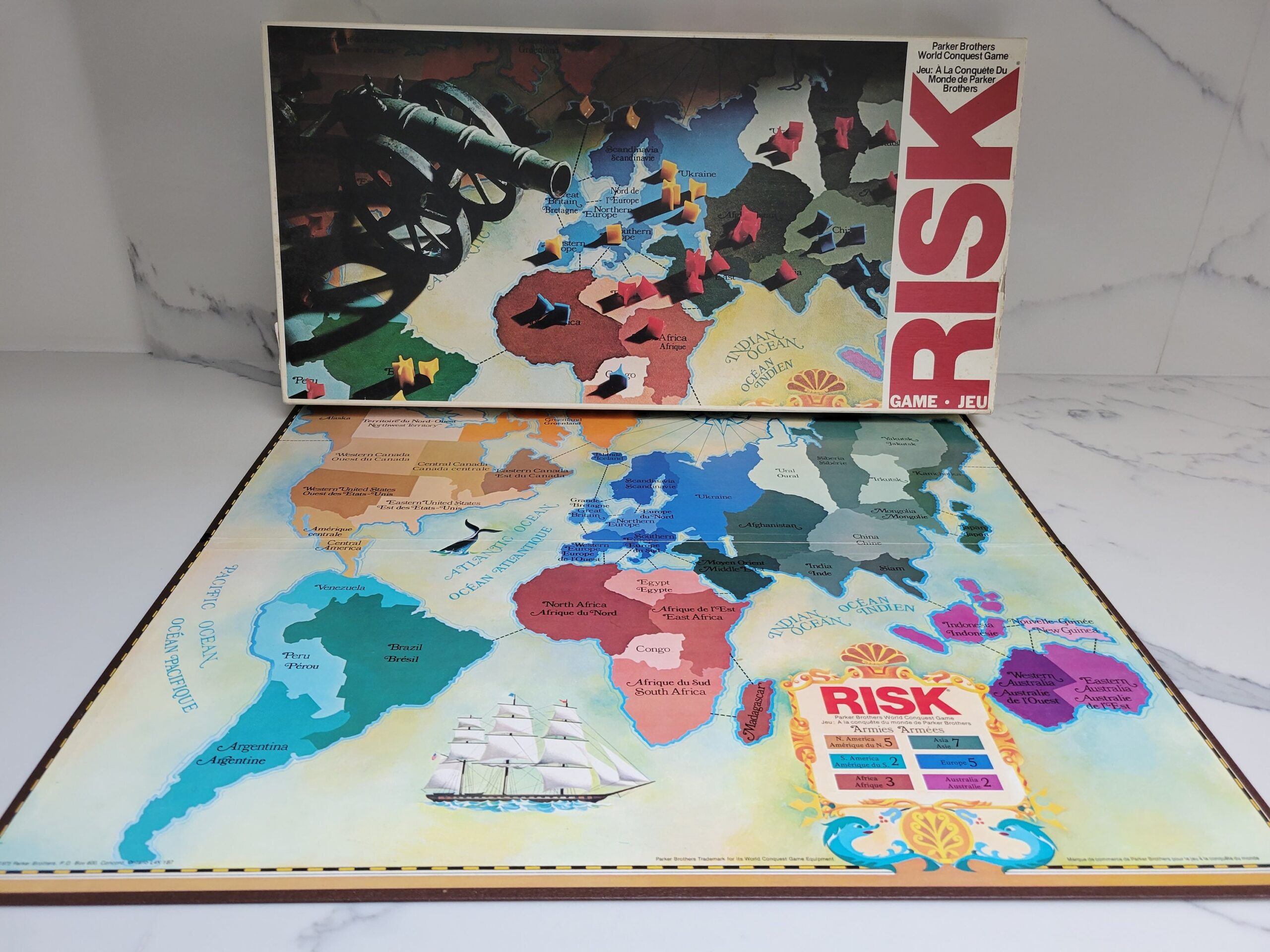 Vintage 1975 RISK Board Game Etsy