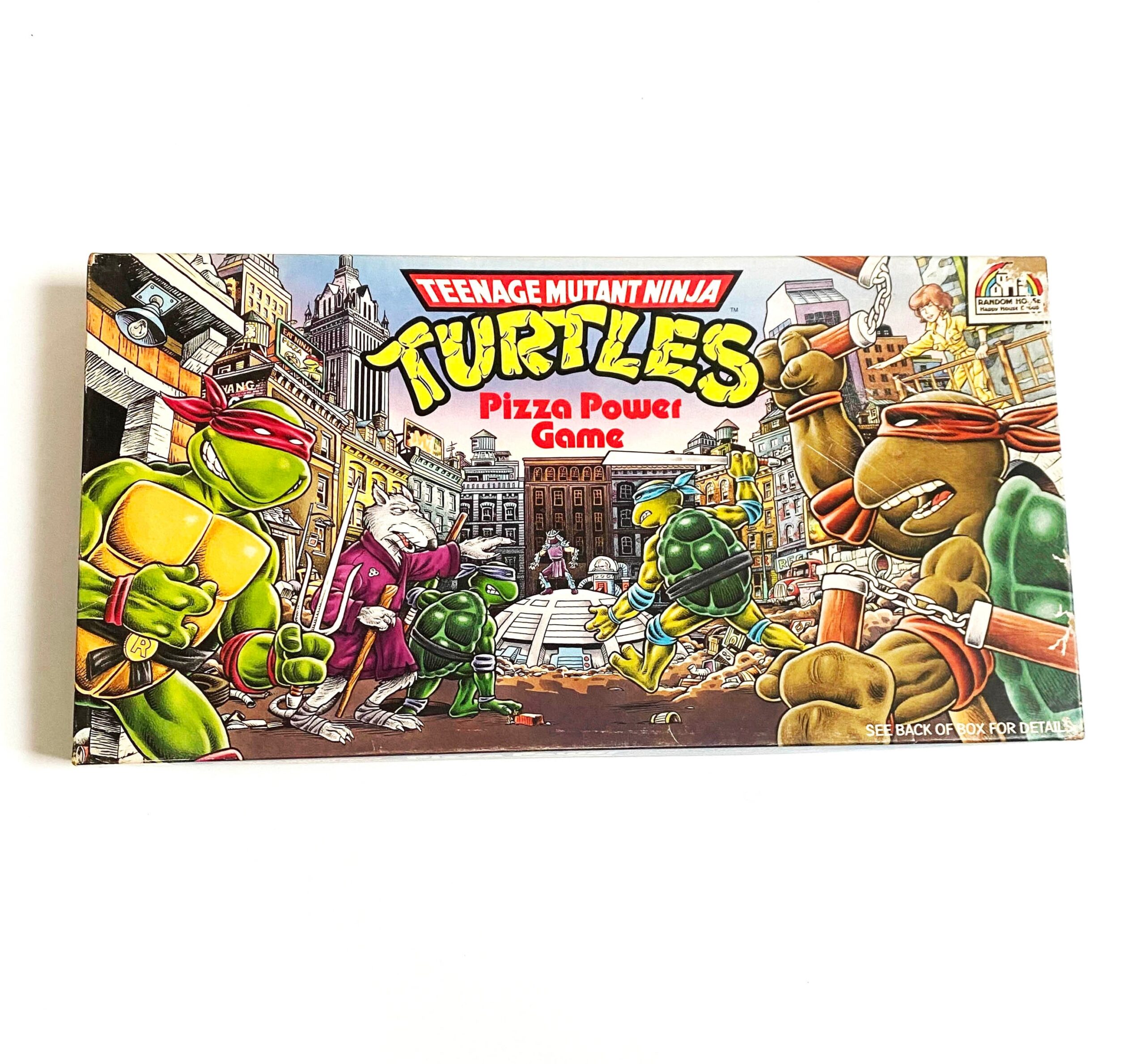Vintage 1987 Teenage Mutant Ninja Turtles Pizza Power Board Game 1980s Complete TMNT Etsy