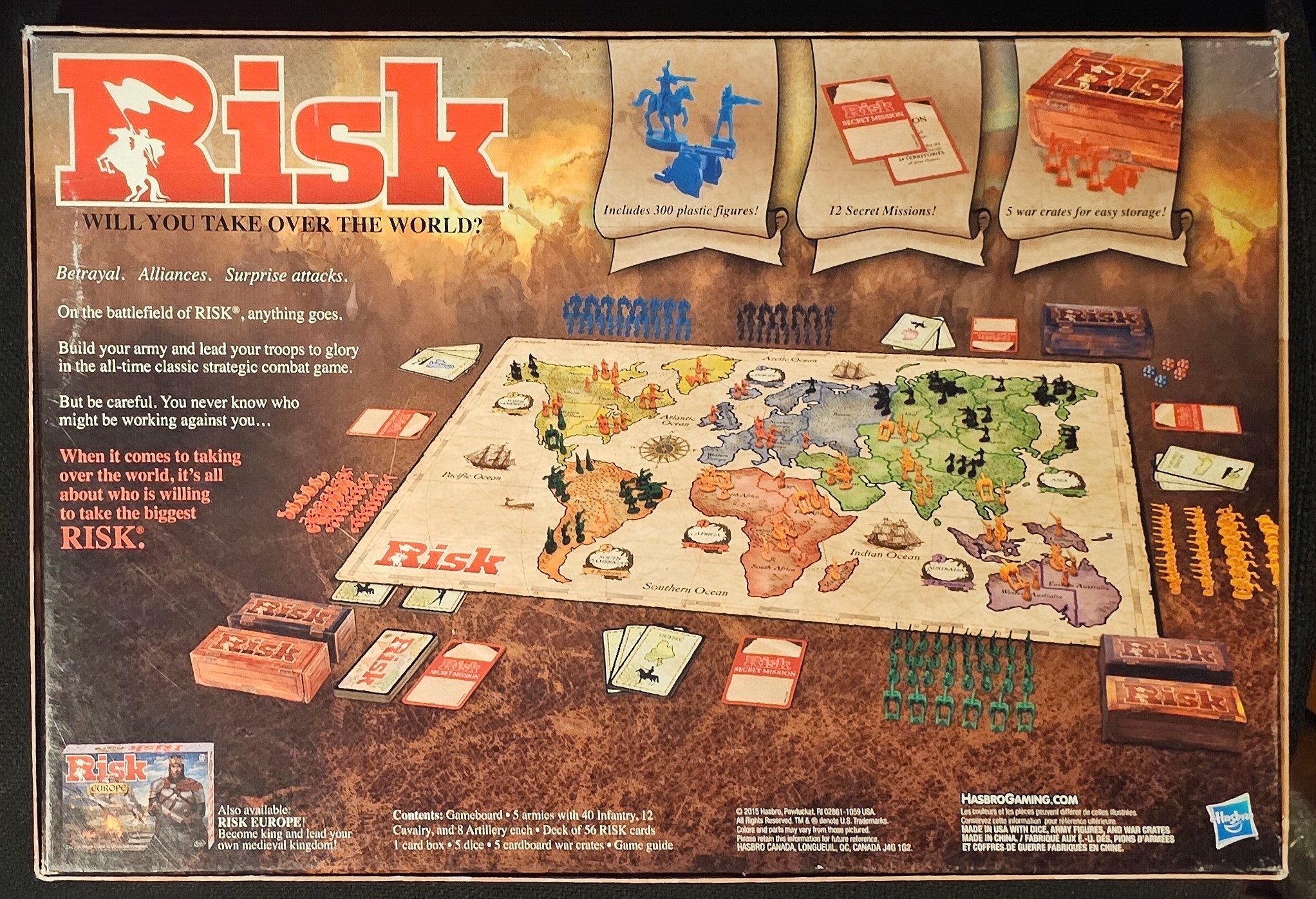 Vintage 1990 s Risk Strategy Board Game Parker Brothers Board Game COMPLETE Etsy
