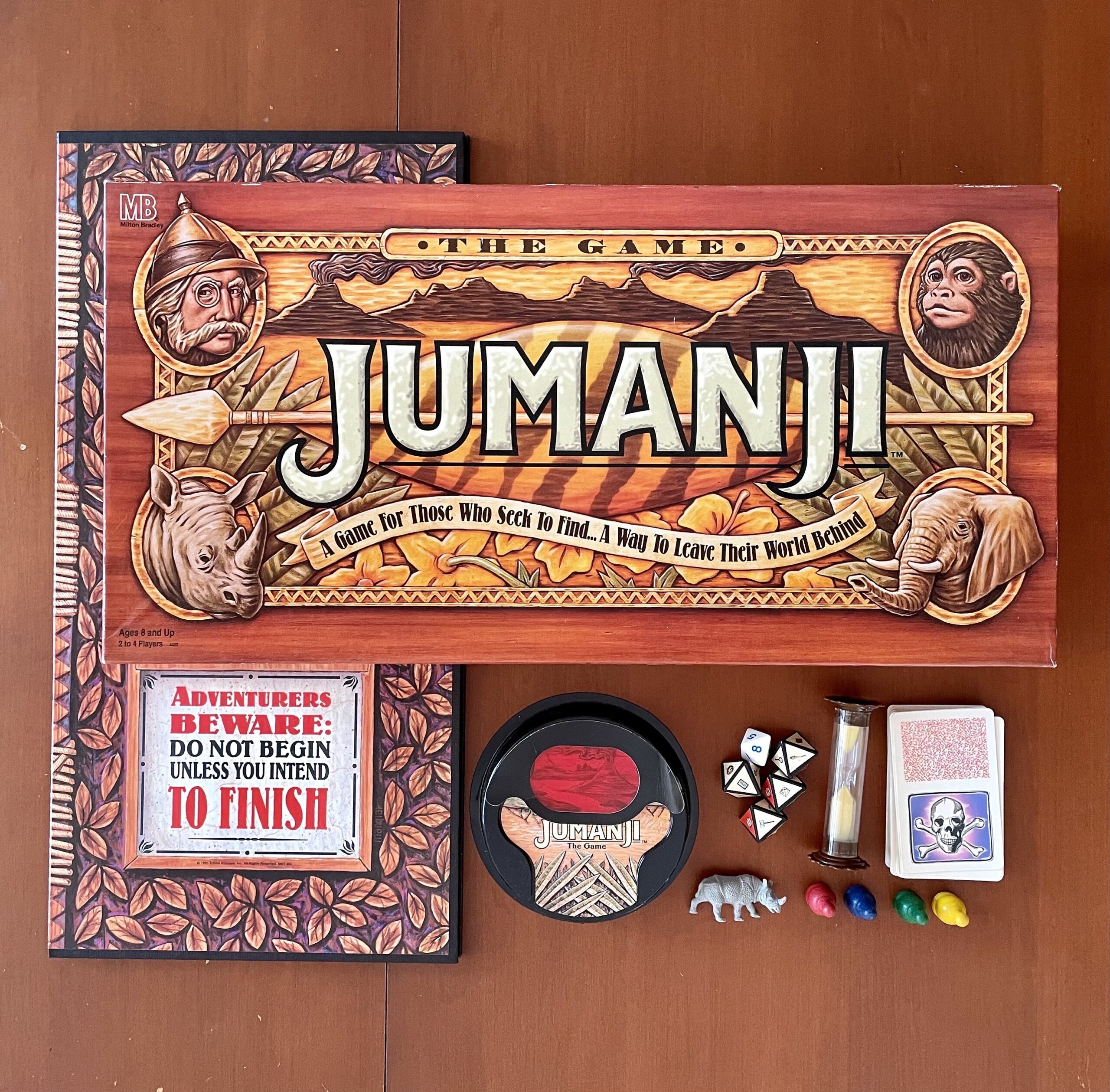 Vintage 1995 jumanji Board Game By Milton Bradley Tristar Pictures 1990s Game Retro Game Night Adventure Game Decoder Game Etsy