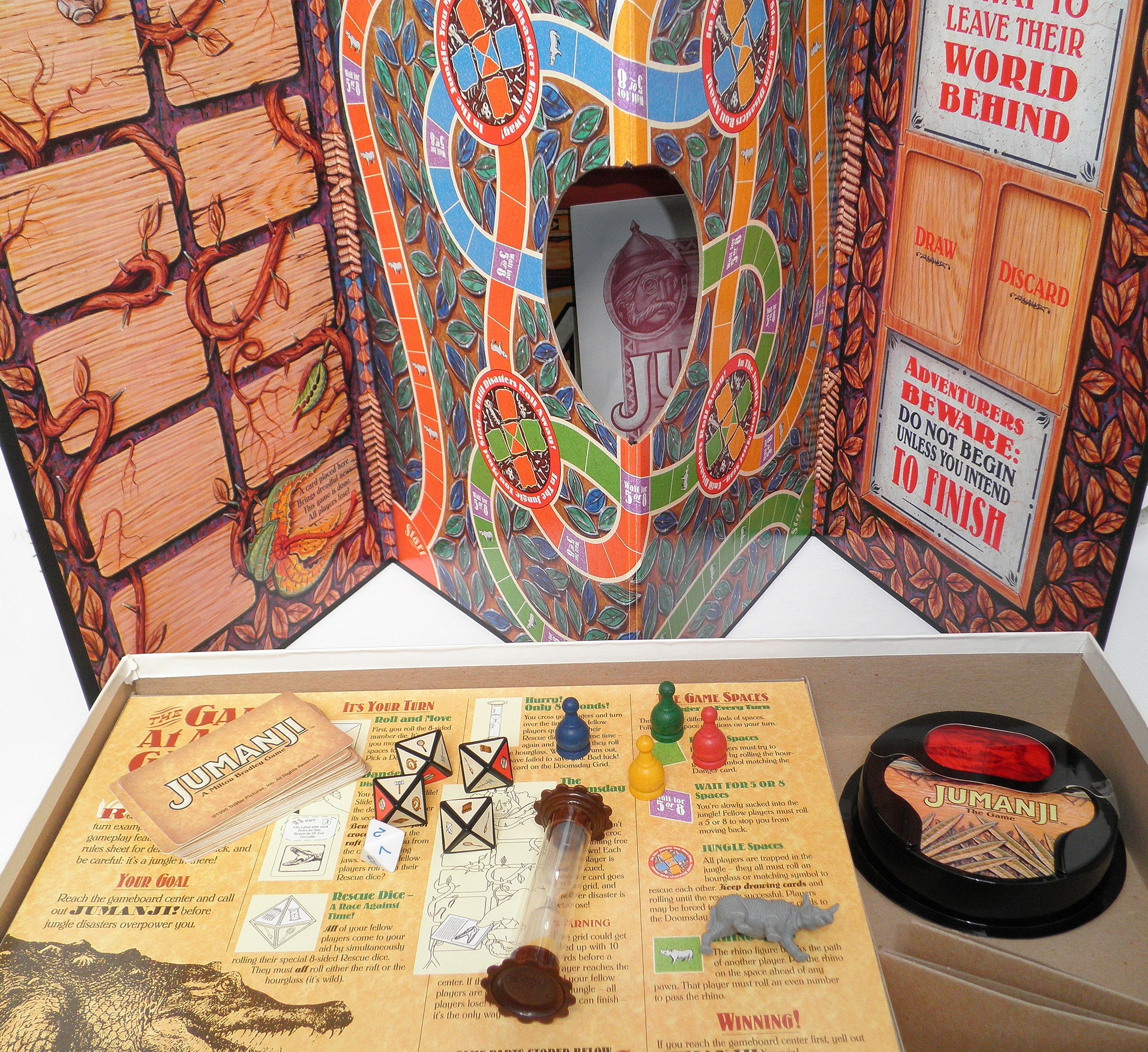 Vintage 1995 Original JUMANJI Board Game Milton Bradley COMPLETE 1990s Nostalgia 90 s Robin Williams Kirsten Dunst MB 4407 In Box Etsy