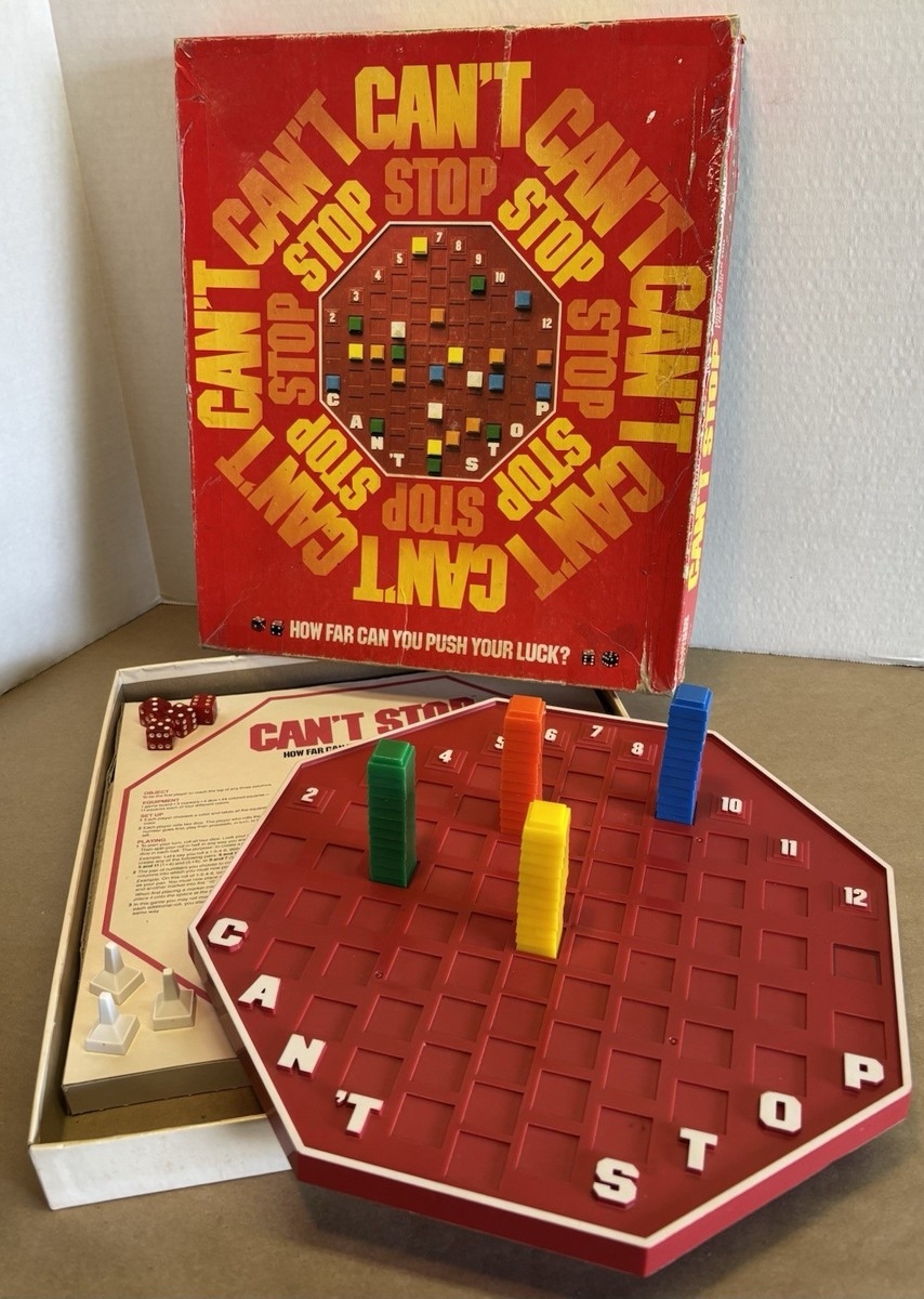 can't stop game board