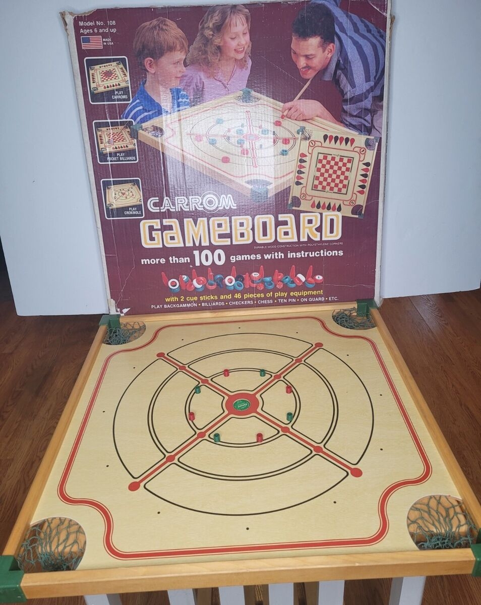 carrom game board vintage