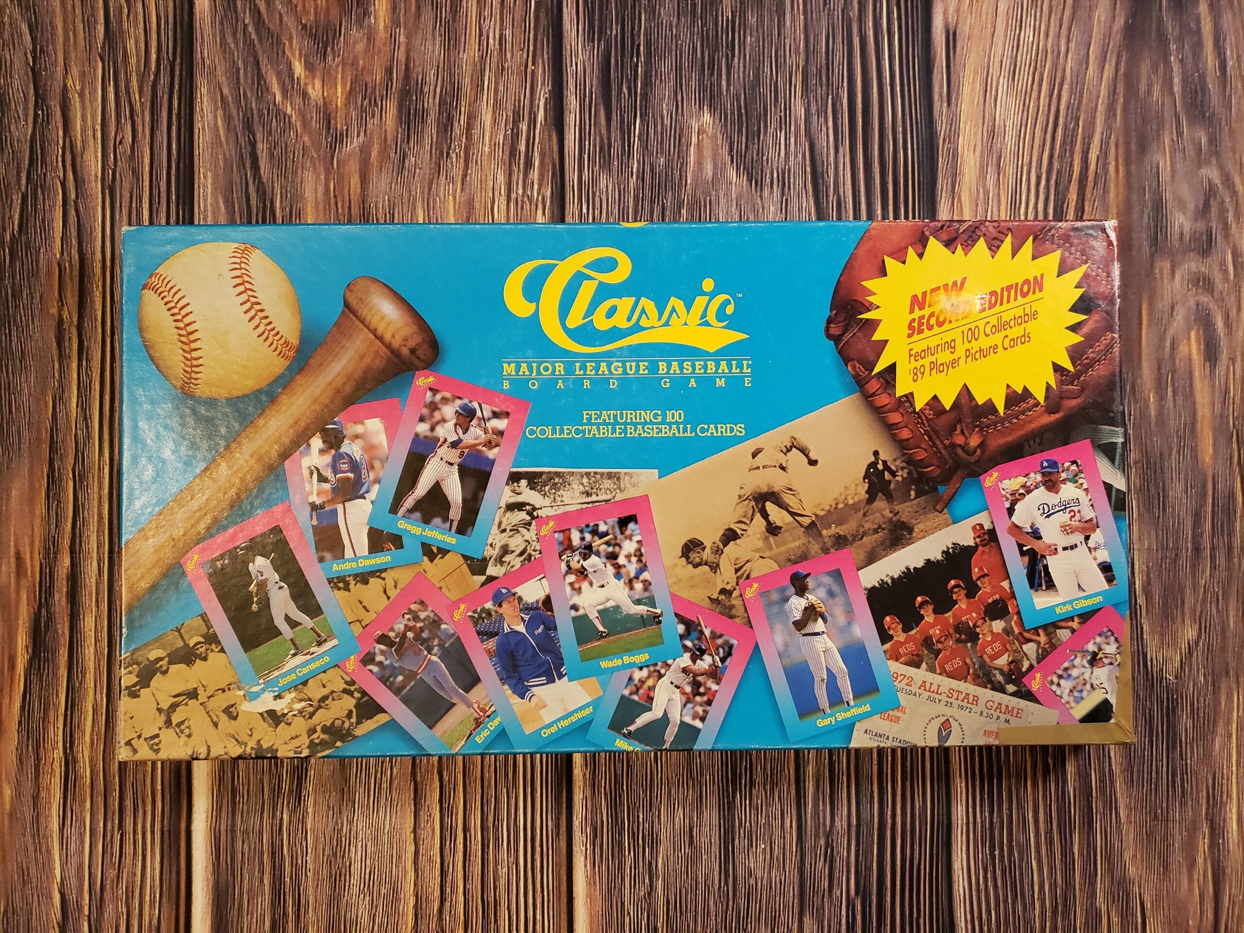 Vintage Classic Major League Baseball Board Game 1989 MLB MISSING Some Cards Etsy