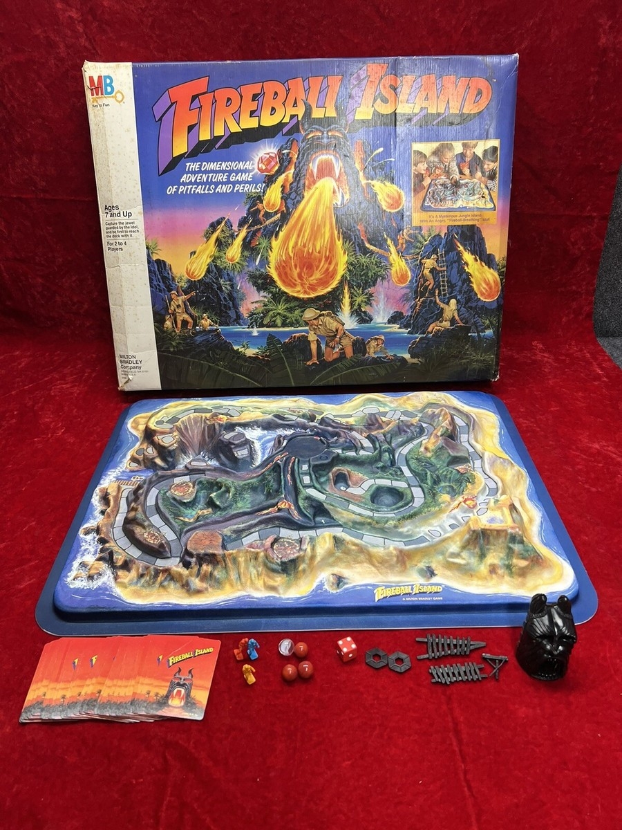 Vintage Fireball Island Board Game 95 Complete EBay
