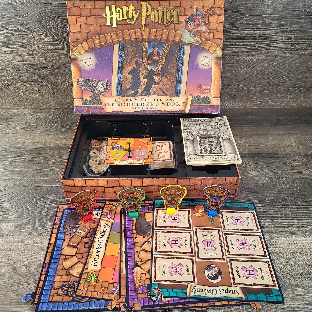 Vintage Harry Potter And The Sorcerer s Stone Board Game Complete EBay