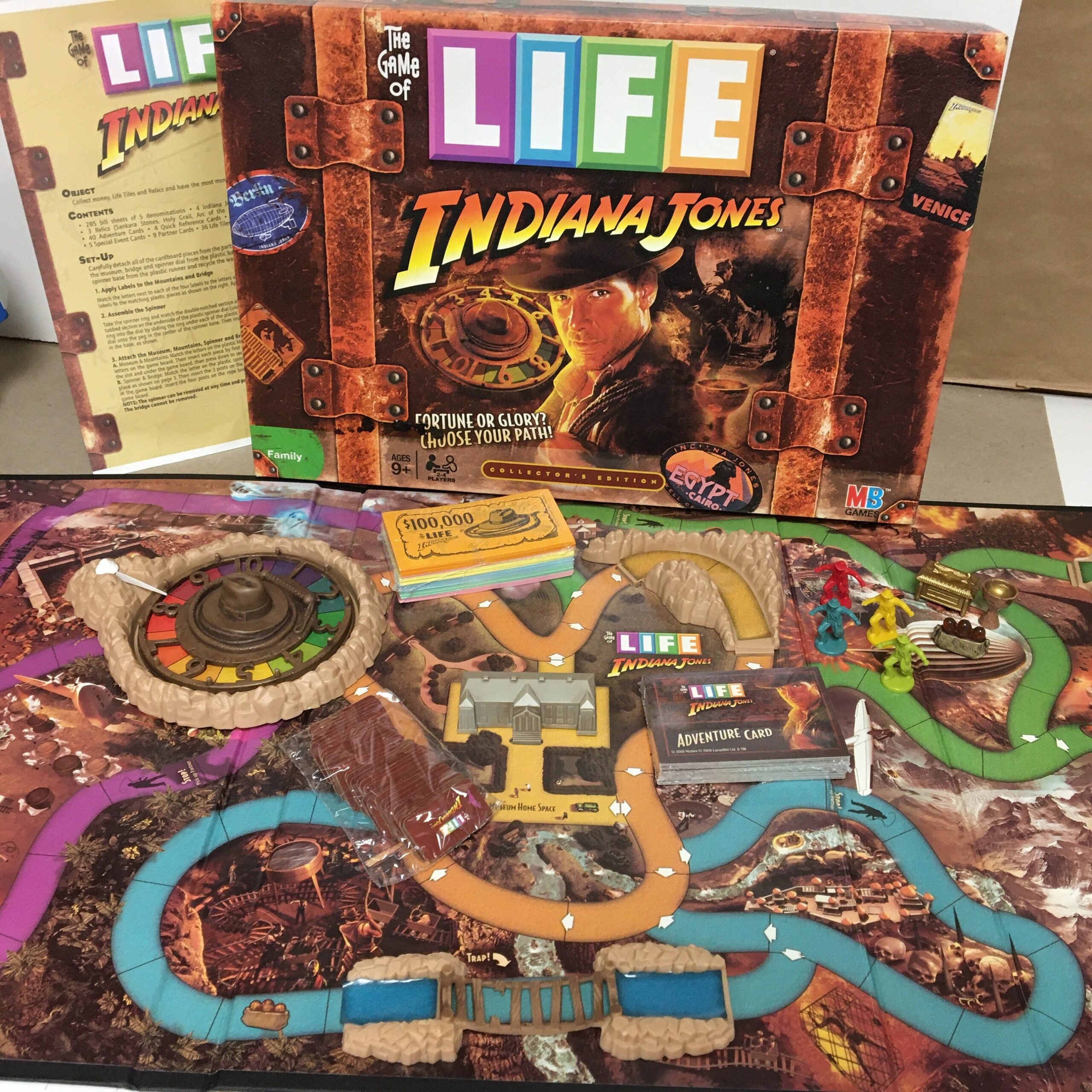 indiana jones game board
